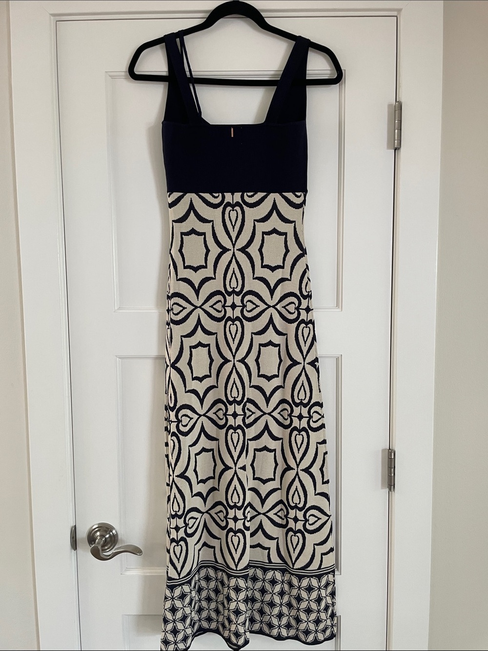 MISA Los Angeles Kalil Dress in Blue Mosaic Tile Mix size XS - Picture 7 of 8
